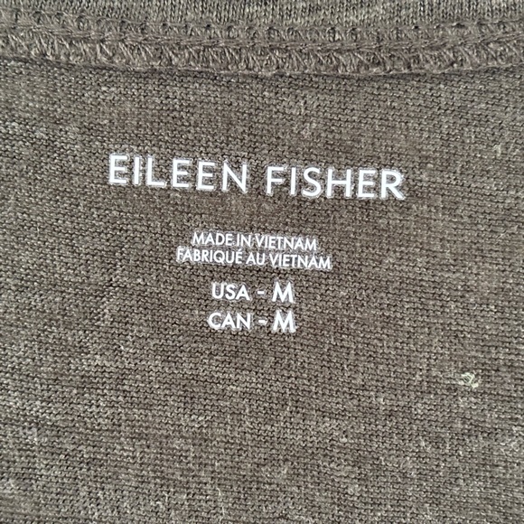 Eileen Fisher Basic Tank NWT Seaweed Organic Linen Jersey M - Picture 5 of 7